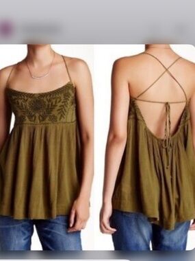 Free People Baby Doll Style Top